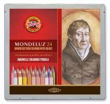 KOH-I-NOOR HARDTMUTH Koh-i-noor souprava akvarelových pastelek MONDELUZ - Portrét 24 ks v dřevěné krabičce