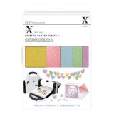 DOCRAFTS Docrafts samolepíci glitterový papír A5 pastel 10 ks