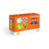 Dodo Dodo Puzzle Duo Čísla Brouci 12x2 dílků