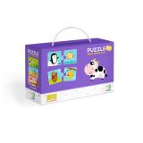 Dodo Dodo Puzzle Duo Co jedí zvířátka 12x2 dílků