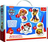 TREFL Baby puzzle Tlapková patrola 4v1 (3,4,5,6 dílků)