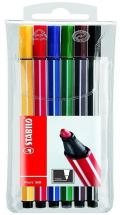 Stabilo Fixa STABILO Pen 68 sada 6 ks v plastovém pouzdru