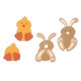 SIZZIX SIZZIX Bigz vyřezávací šablona - Zajíček a kuřátko