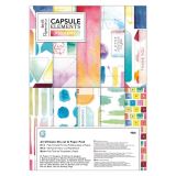 DOCRAFTS Docrafts Sada papr, krabiek, pregamen - Elements Pigment 48 ks