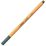 Stabilo Popisovač STABILO point liner 88 šedý tmavě