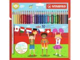 Stabilo Pastelky STABILO color, sada 30 ks v kartonovém pouzdru
