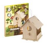 NiXiM NiXiM Dřevěné 3D puzzle - Ptačí budka - krmítko