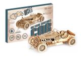 NiXiM NiXiM Dřevěné 3D puzzle - Retro závodní auto