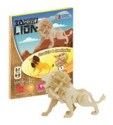 NiXiM NiXiM Dřevěné 3D puzzle - Lev