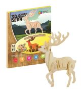 NiXiM NiXiM Dřevěné 3D puzzle - Jelen