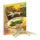 NiXiM NiXiM Dřevěné 3D puzzle - Krokodýl