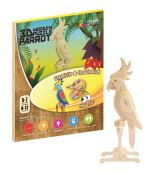NiXiM NiXiM Dřevěné 3D puzzle - Papoušek