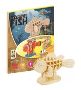 NiXiM NiXiM Dřevěné 3D puzzle - Ryba