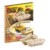 NiXiM NiXiM Dřevěné 3D puzzle - Tank