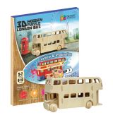 NiXiM NiXiM Dřevěné 3D puzzle - Londýnský autobus
