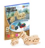 NiXiM NiXiM Dřevěné 3D puzzle - Motorka