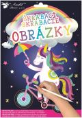 Anděl Přerov Vyškrabávací obrázky - Jednorožec 16,5 x 21 cm (2 ks)