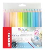 Kores Kores Kolores Pastel trojhranné pastelky 24 barev