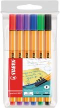 Stabilo Popisovač STABILO point liner 88 sada 6 ks