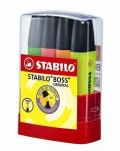 Stabilo Zvýrazňovač STABILO BOSS PARADE, sada 4 ks na stůl