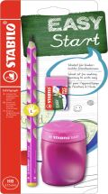 Stabilo STABILO EASYgraph školní set - růžový L s ořezávatkem a pryží
