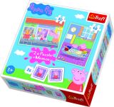 TREFL Puzzle Prasátko Pepa/30+48 dílků+pexeso