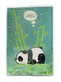 Happy Spirit Blok glitrový Panda - Bloky a bločky