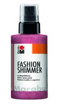 Marabu Marabu Fashion Shimmer na tmavý textil třpytivý - červený 100 ml