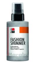 Marabu Marabu Fashion Shimmer na tmavý textil třpytivý - stříbrný 100 ml