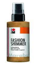 Marabu Marabu Fashion Shimmer na tmavý textil třpytivý - zlatý 100 ml