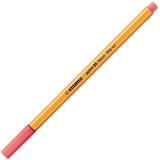 Stabilo Popisovač STABILO point liner 88 červený neonový