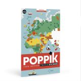 Poppik Poppik Samolepkový plakát - Mapa světa