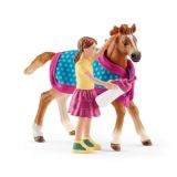 SCHLEICH Hříbě s přikrývkou