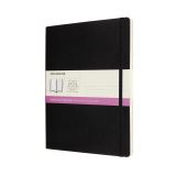 Moleskine Moleskine Zápisník černý XL, měkký linkovaný-čistý