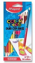 Maped Maped - Pastelky trojhranné Color´Peps Duo 24 barev