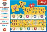 TREFL Puzzle Tlapková patrola / Čísla, 20 dílků