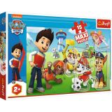 TREFL Puzzle Tlapková patrola MAXI, 15 dílků