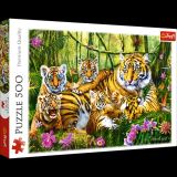 TREFL Puzzle Tygří rodina, 500 dílků