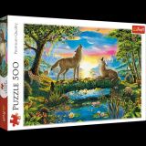 TREFL Puzzle Vlčí přirozenost, 500 dílků
