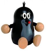 Bonaparte Krtek velký dřevo figurka 6cm v sáčku