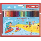 Stabilo Pastelky STABILO aquacolor, sada 36 ks v kartonovém pouzdru