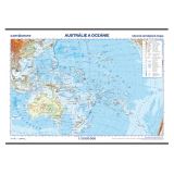 Kartografie Praha Austrálie a Oceánie - školní nástěnná zeměpisná mapa 1:13 mil./136x96 cm