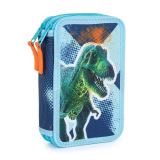 Karton P+P Penál dvoupatrový prázdný Premium Dinosaurus