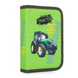 Karton P+P Penál jednopatrový 2 chlopně prázdný Traktor