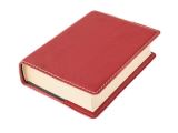 Macoli 13 Kožený obal na knihu KLASIK XL 25,5 x 39,8 cm - kůže červená