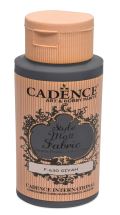Cadence Cadence Klasick textiln barva Style Matt Fabric 50 ml - ern, black