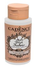 Cadence Cadence Klasická textilní barva Style Matt Fabric 50 ml - bílá