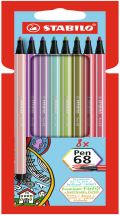 Stabilo Fixa STABILO Pen 68 sada 8 ks