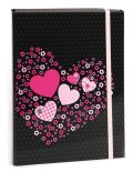Stil trade Stil Box na sešity s klopou A4 Sweet Heart