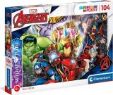 CLEMENTONI Clementoni Puzzle Briliant - Marvel 104 dílků